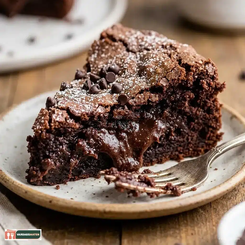 Glutenfri Kladdig Kladdkaka Recept