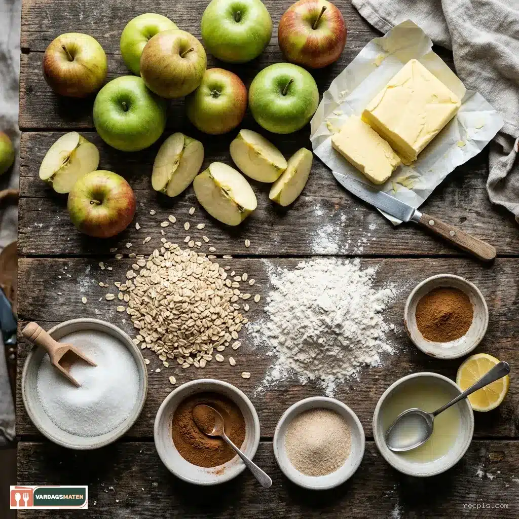 glutenfri smulpaj med äpple