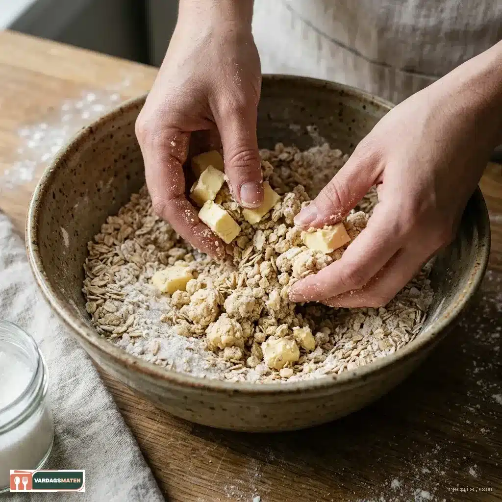 glutenfri smulpaj med äpple
