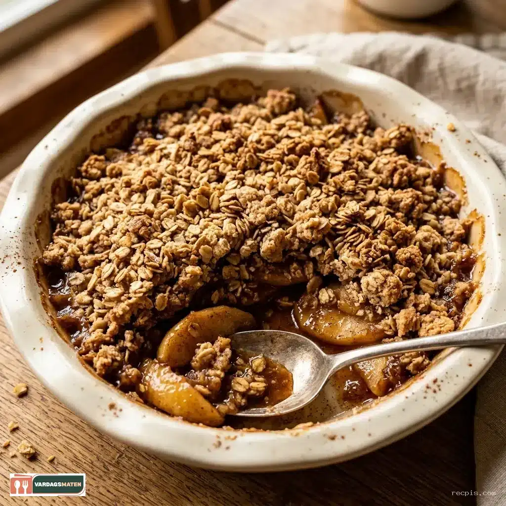 glutenfri smulpaj med äpple
