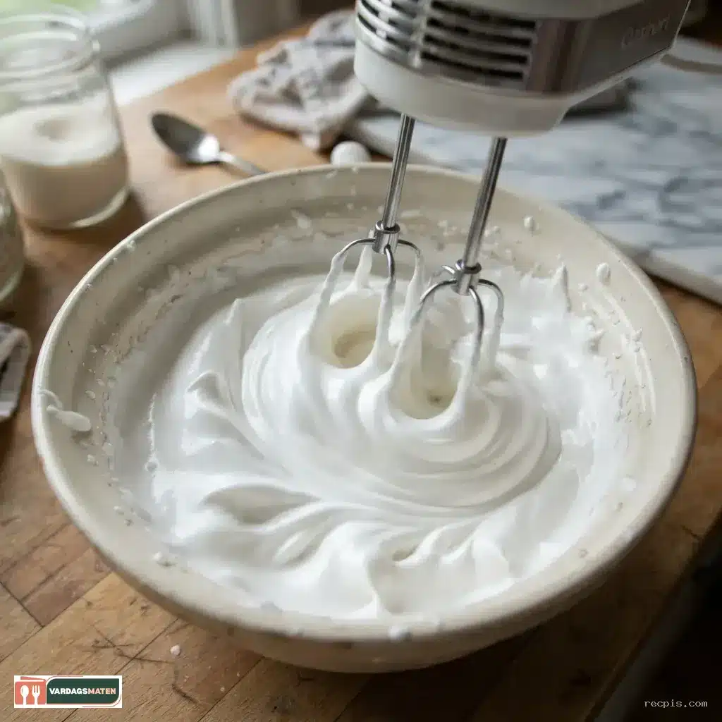 Knäckig äppelpaj med marängtäcke recept