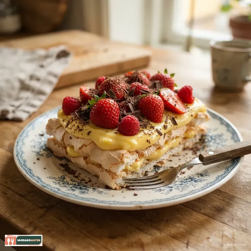 Marängtårta Med Smörkräm Långpanna