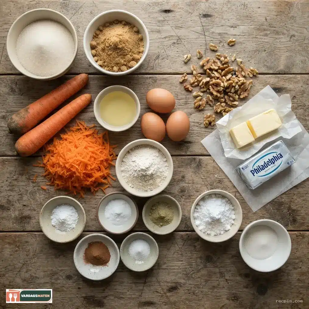 Saftig morotskaka recept