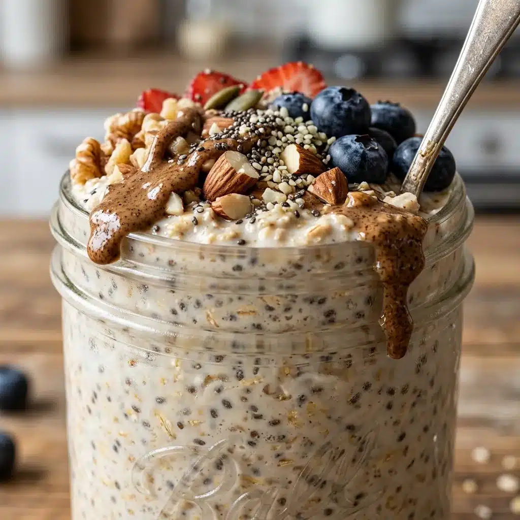 Proteinreiches Övernattningshavregryn