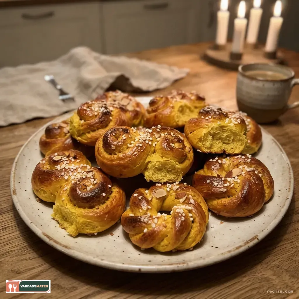 Adventsfika med saffran