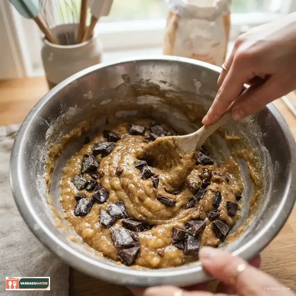 bananbröd med choklad