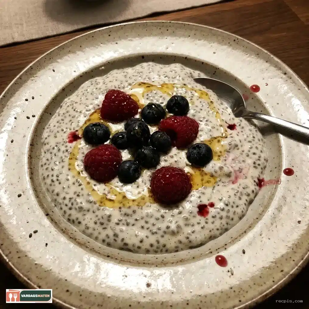Chiapudding med kvarg