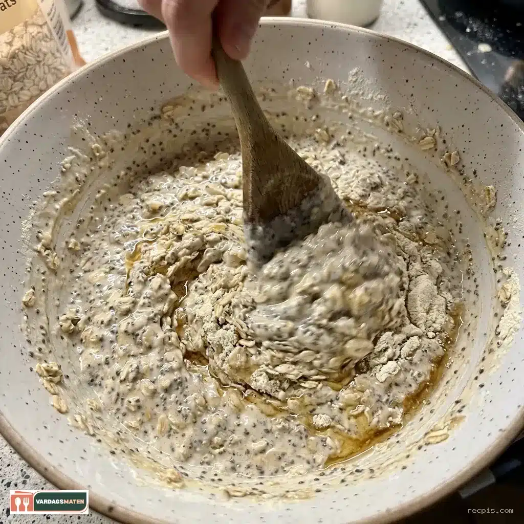 Proteinreiches Övernattningshavregryn